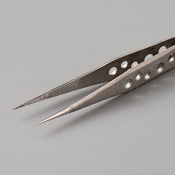 Stainless Steel Fine Ponited Tweezers&nbsp;TOOL-WH0125-46B