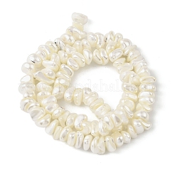 Electroplated Shell Pearl Beads Strands&nbsp;BSHE-M036-01A