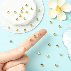 SHEGRACE Brass Round Beads&nbsp;XGRPCU997-292G