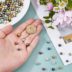 120Pcs 12 Colors Handmade Porcelain Beads&nbsp;PORC-DC0001-14