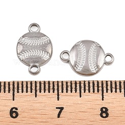 304 Stainless Steel Sports Ball Links Connector Charms&nbsp;STAS-Z203-10P-02
