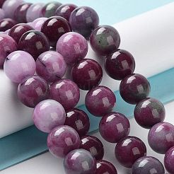Dyed Natural Malaysia Jade Beads Strands&nbsp;G-G021-01C-08