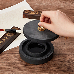 Moisture Retaining Ink Stones with Lid&nbsp;AJEW-WH0326-36