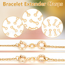Brass Double Spring Ring Clasps&nbsp;FIND-AB00055