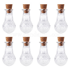 10Pcs Clear Glass Wishing Bottles&nbsp;AJEW-TA0002-85A