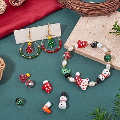 14Pcs Glass Beads&nbsp;LAMP-TA0002-07