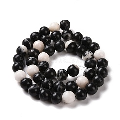 Natural Zebra Jasper Beads Strands&nbsp;G-E072-01B