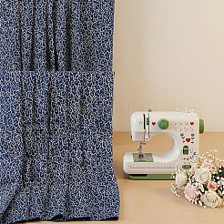Chinese-style Printed Cotton Fabric&nbsp;DIY-BC0018-21B