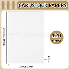 Rectangle Cardstock Paper&nbsp;OFST-WH0004-184A