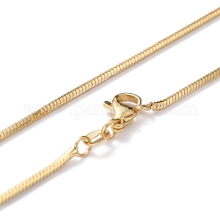 Brass Snake Chain Necklaces&nbsp;NJEW-I247-03G