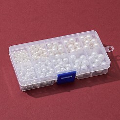 428Pcs 8 Style Glass Pearl Beads Strands&nbsp;HY-FS0001-08