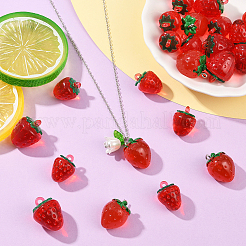 24Pcs 4 Styles Resin & Acrylic Pendants&nbsp;RESI-SC0036-56