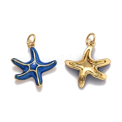 Brass Enamel Pendants&nbsp;KK-O140-07G