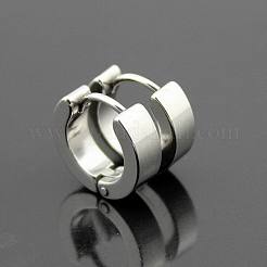 Brass Huggie Hoop Earrings&nbsp;EJEW-EE0002-252F