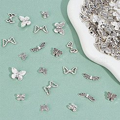 108Pcs 9 Styles Tibetan Style Alloy Beads&nbsp;FIND-NB0005-14