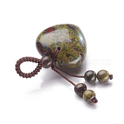 Natural & Synthetic Mixed Stone Hanging Decorations&nbsp;HJEW-K032-07A