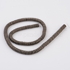 Electroplate Non-magnetic Synthetic Hematite Beads Strands&nbsp;X-G-L436-04B