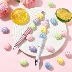 Printed Opaque Acrylic Beads&nbsp;MACR-CJC0004-38