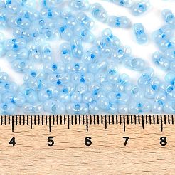 Lustered Glass Seed Beads&nbsp;X1-SEED-K010-04B