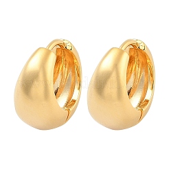 Brass Hoop Earrings&nbsp;EJEW-U055-21G