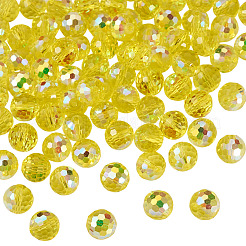 80Pcs AB Color Plated Glass Beads&nbsp;EGLA-TA0013-07