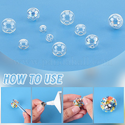 138Pcs 9 Styles Round Mechanized Blown Glass Globe Ball Bottles&nbsp;BLOW-FI0001-01