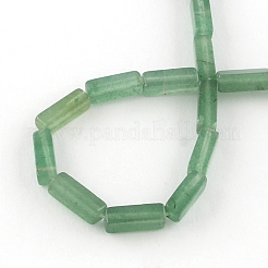 Cuboid Natural Green Aventurine Gemstone Bead Strands&nbsp;G-R299-10