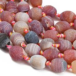 Dyed & Heated Natural Weathered Agate Beads Strands&nbsp;GG-CBAB9C6-E01-01