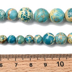 Natural Imperial Jasper Graduated Beads Strands&nbsp;G-A323-C03-01E