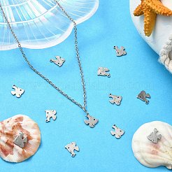 304 Stainless Steel Charms&nbsp;LS-STAS-CJC0008-22P