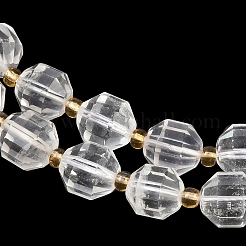 Grade A Natural Quartz Crystal Beads Strands&nbsp;G-K303-A11-12mm