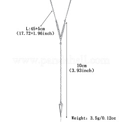 S925 Silver Zircon Y Letter Necklace Elegant Simple Daily Wear Pendant Jewelry&nbsp;NF7167