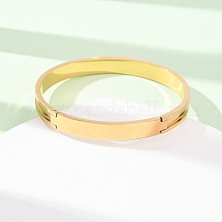 304 Stainless Steel Grooved Bangle Base&nbsp;SA-CBACA70-04G