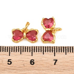Brass Glass Pendants&nbsp;KK-K340-48G-02