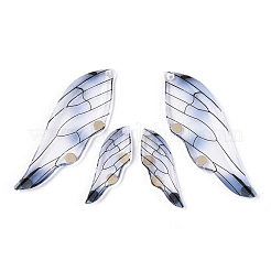 Transparent Epoxy Resin Pave Rhinestone Big Pendants&nbsp;RESI-TAC0021-97B