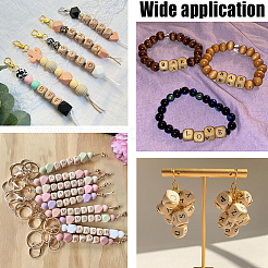 156Pcs 26 Styles Wood European Beads&nbsp;WOOD-SC0002-29
