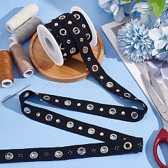 5 Yards Webbing Flat Polyester Ribbons&nbsp;FIND-AR0004-73B-G
