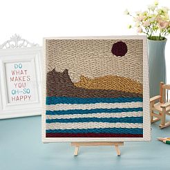 DIY Punch Needle Frame Covered with Cloth&nbsp;DIY-NB0005-06A