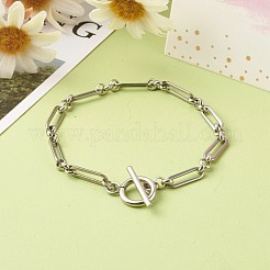 Tarnish Resistant 304 Stainless Steel Figaro Chain Bracelets&nbsp;BJEW-JB06446