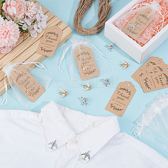 60Pcs 2 Colors Airplane Alloy Brooches for Backpack Clothes&nbsp;JEWB-OC0001-13