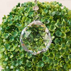 Teardrop Transparent K9 Glass Pendants&nbsp;DJEW-SZ0001-02P