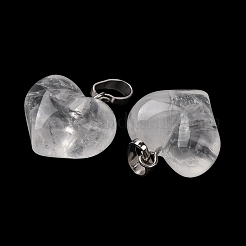 Natural Quartz Crystal Pendants&nbsp;G-B188-04P-07