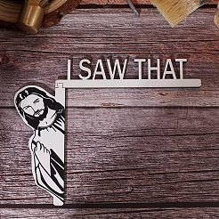 Jesus I Saw That Wood Door Frame&nbsp;AJEW-WH0033-90