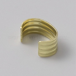 Brass Folding Crimp Ends&nbsp;FIND-WH0160-42C