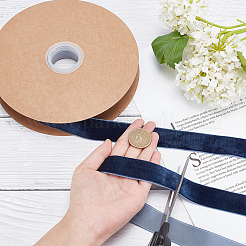 Flocking Ribbon&nbsp;SRIB-WH0009-04B-03
