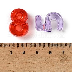 Transparent Acrylic European Beads&nbsp;MACR-K366-02