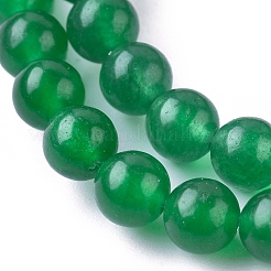Dyed Natural Jade Beads Strands&nbsp;JB6mm-05