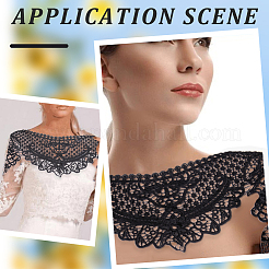 Polyester Computerized Embroidery Collar&nbsp;AJEW-WH0314-95B