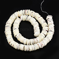 Natural Trochus Shell Beads Strands&nbsp;SSHEL-N034-163B