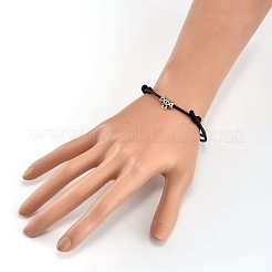 Adjustable Waxed Cotton Cord Bracelets&nbsp;BJEW-JB02163